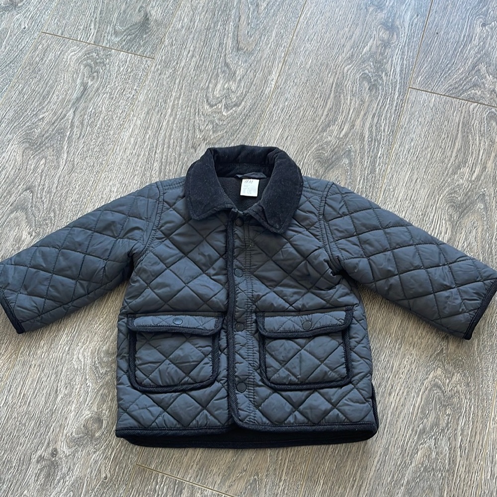 H&M baby quilted jacket 6-9 months